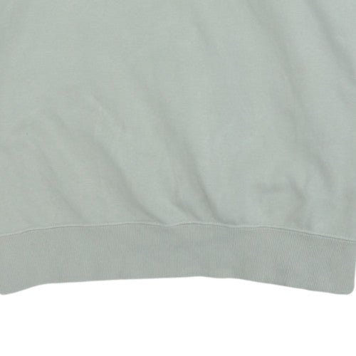 Puma Men's Beige Collared Henley Sweatshirt Size L