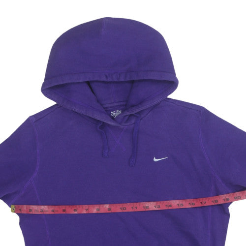 Nike Women's Purple Pullover Hoodie M Cotton Blend Athletic Dept