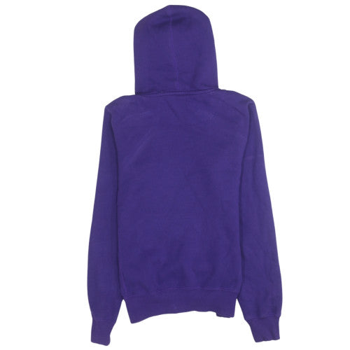 Nike Women's Purple Pullover Hoodie M Cotton Blend Athletic Dept