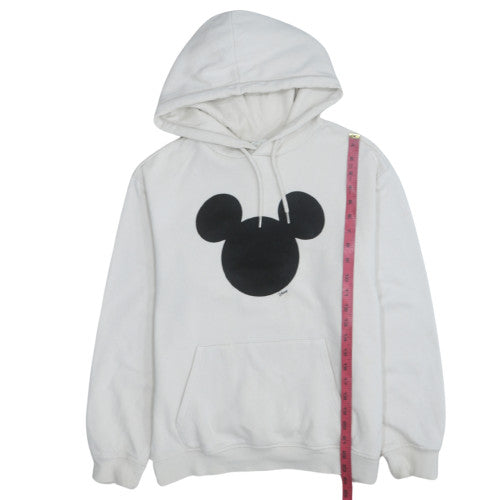 H&M Disney Women's White Mickey Mouse Pullover Hoodie XS