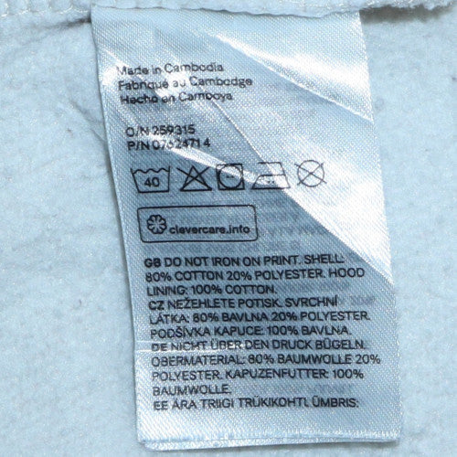 H&M Disney Women's White Mickey Mouse Pullover Hoodie XS