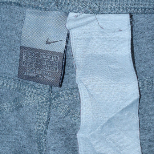 Nike Men's Grey Jersey Sweatpants M Regular Fit Drawstring Activewear