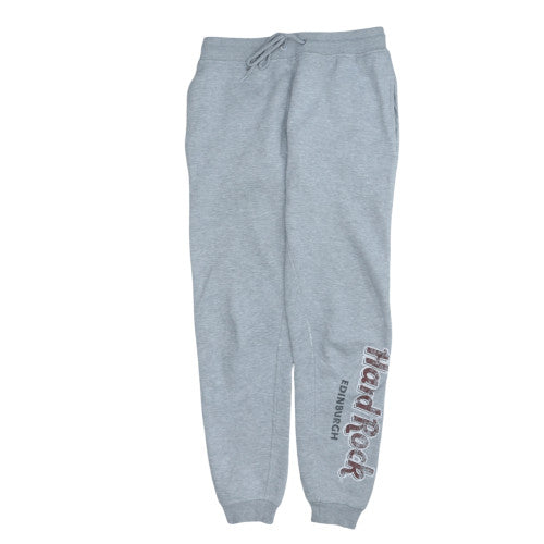 Hard Rock Cafe Grey Women's Jogger Sweatpants Size M Comfortable Fleece