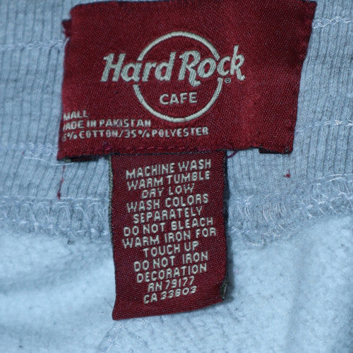 Hard Rock Cafe Grey Women's Jogger Sweatpants Size M Comfortable Fleece