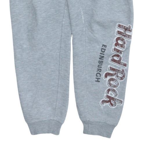Hard Rock Cafe Grey Women's Jogger Sweatpants Size M Comfortable Fleece
