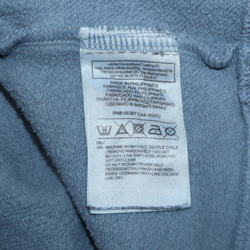 Adidas Mens Grey Pullover Hoodie Size M Logo Sportswear