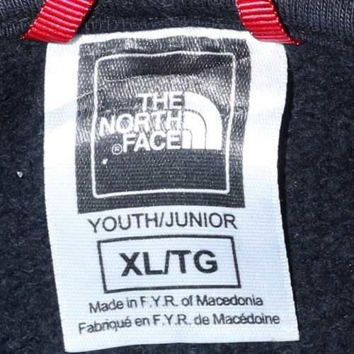 The North Face Boys Black XL Pullover Hoodie Fleece Sweatshirt