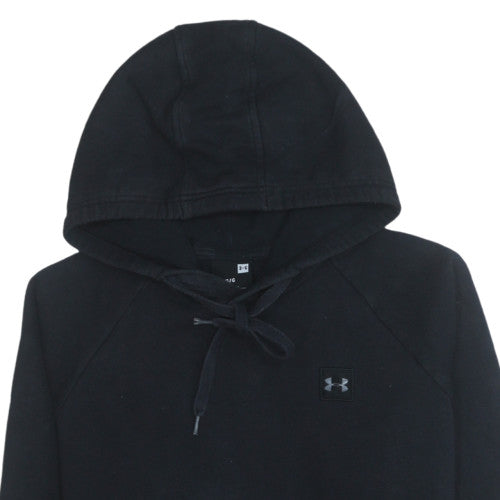 Under Armour Men's Black Pullover Hoodie Size L Fleece Sportswear