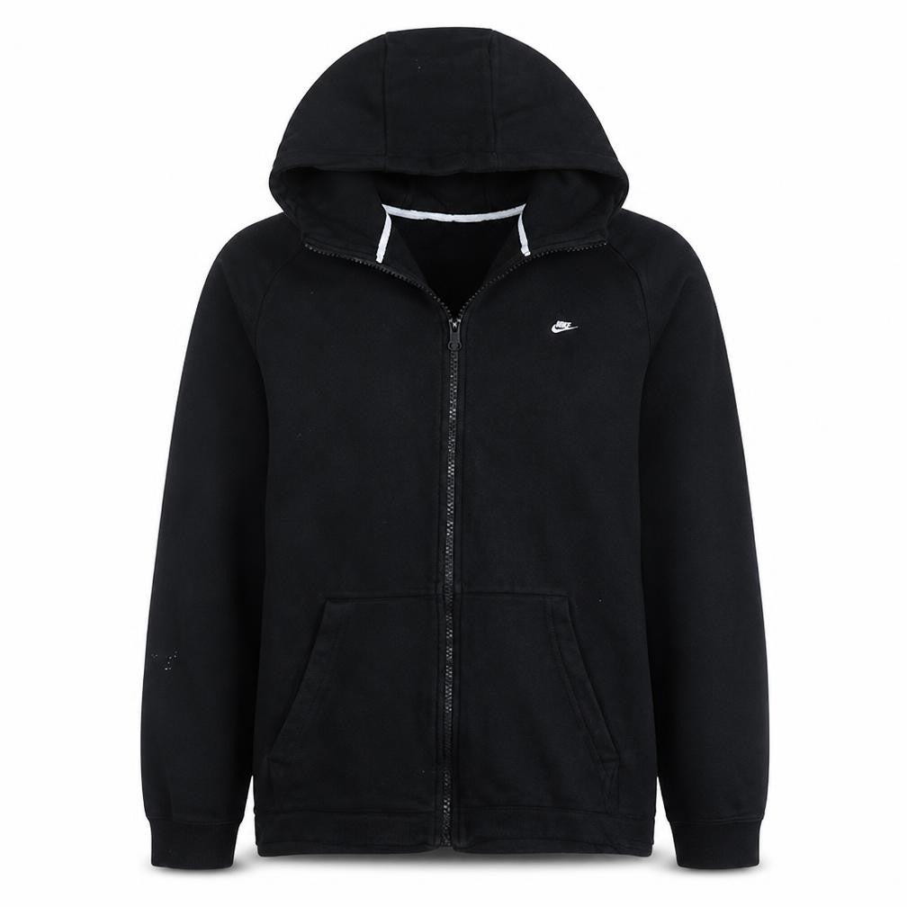 Nike Men's Black XL Full Zip Hoodie Sweatshirt with Logo