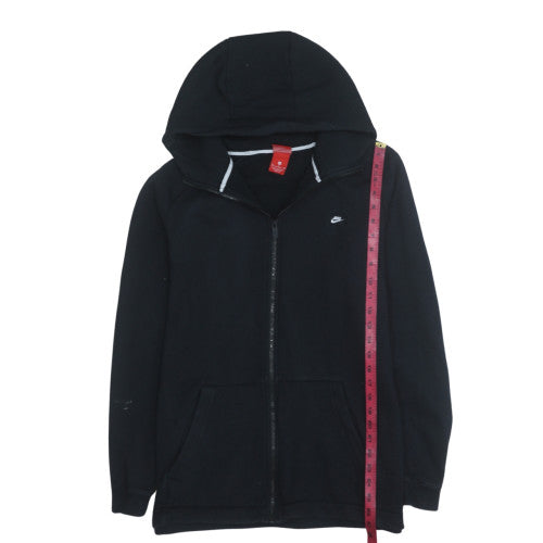 Nike Men's Black XL Full Zip Hoodie Sweatshirt with Logo