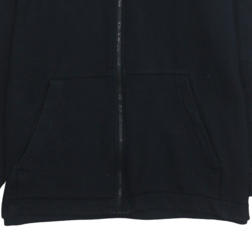 Nike Men's Black XL Full Zip Hoodie Sweatshirt with Logo