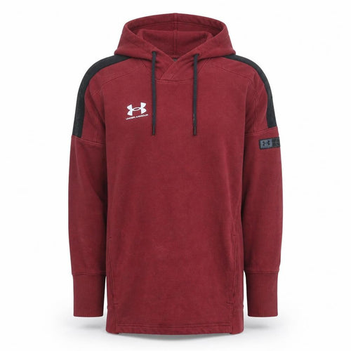 Under Armour Men's Red Pullover Hoodie Small Sports Fleece