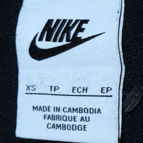 Nike Men's Black XS Pullover Hoodie with Logo