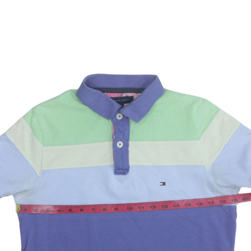 Tommy Hilfiger Men's Multicoloured Slim Fit Cotton Polo Shirt Size M
