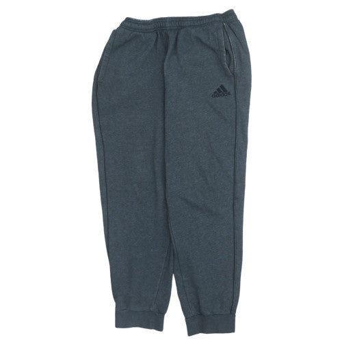 Adidas Mens Grey Fleece Jogger Trousers M Regular Fit Sportswear