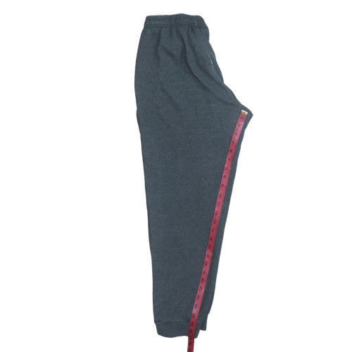 Adidas Mens Grey Fleece Jogger Trousers M Regular Fit Sportswear