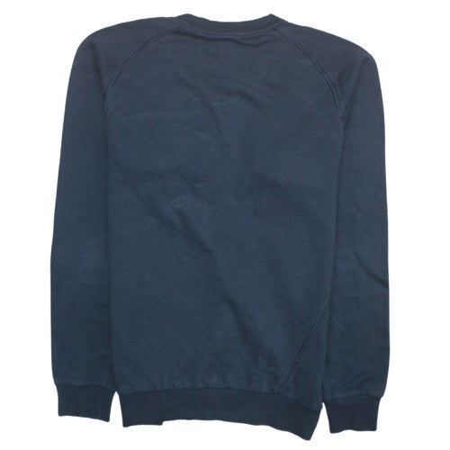 Adidas Men's Blue Crew Neck Pullover Sweatshirt L Regular Fit