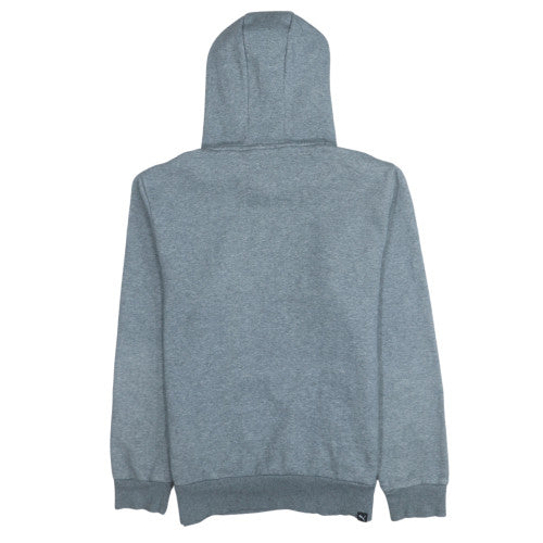 Puma Men's Grey Pullover Hoodie Small Regular Fit Fleece