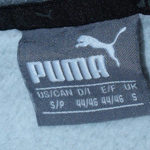 Puma Men's Grey Pullover Hoodie Small Regular Fit Fleece