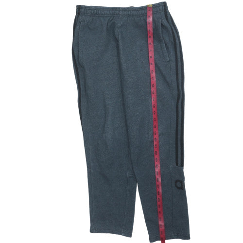 Adidas Mens Grey Fleece Jogger Trousers M Sportswear