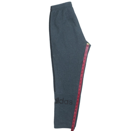 Adidas Mens Grey Fleece Jogger Trousers M Sportswear