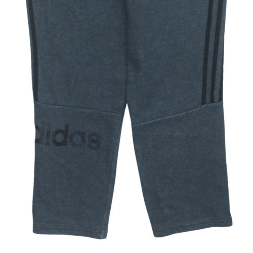 Adidas Mens Grey Fleece Jogger Trousers M Sportswear