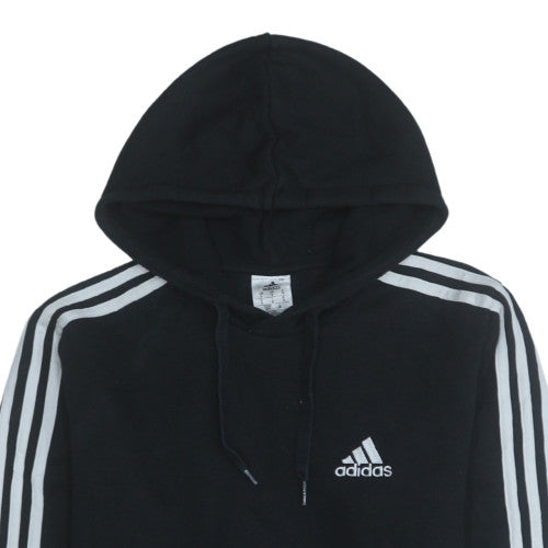 Adidas Men’s Black Pullover Hoodie Small Fleece Sportswear