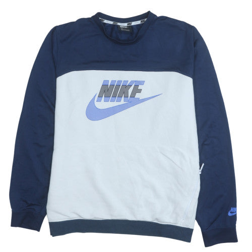Nike Mens Blue Crew Neck Long Sleeve Sweatshirt XL