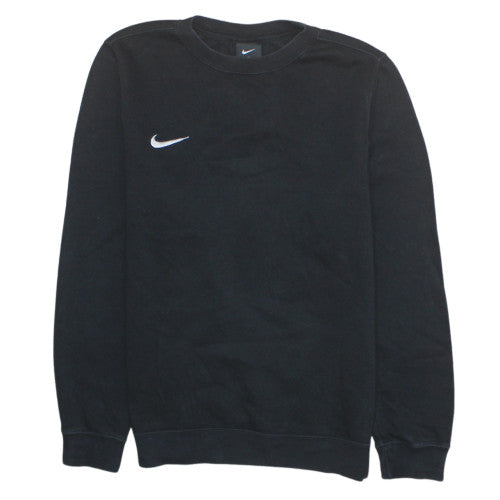 Nike Boys Black XL Crew Neck Pullover Sweatshirt - Classic Fleece Style