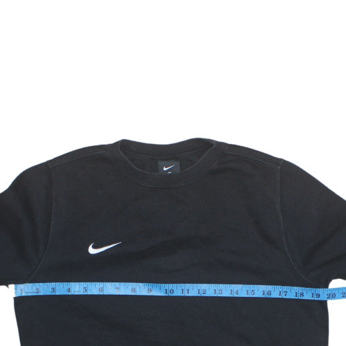 Nike Boys Black XL Crew Neck Pullover Sweatshirt - Classic Fleece Style