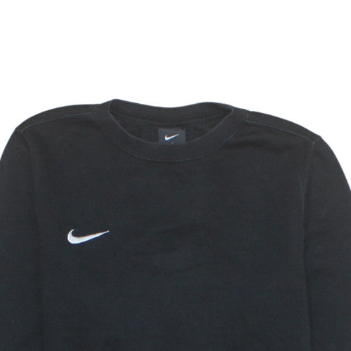 Nike Boys Black XL Crew Neck Pullover Sweatshirt - Classic Fleece Style