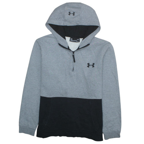 Under Armour Men’s Grey XL 1/4 Zip Hooded Sweatshirt Fleece