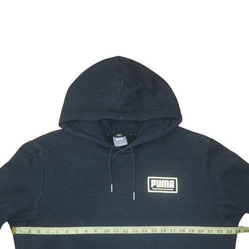 Puma Men's Black Pullover Hoodie L Sports Fleece Sweatshirt