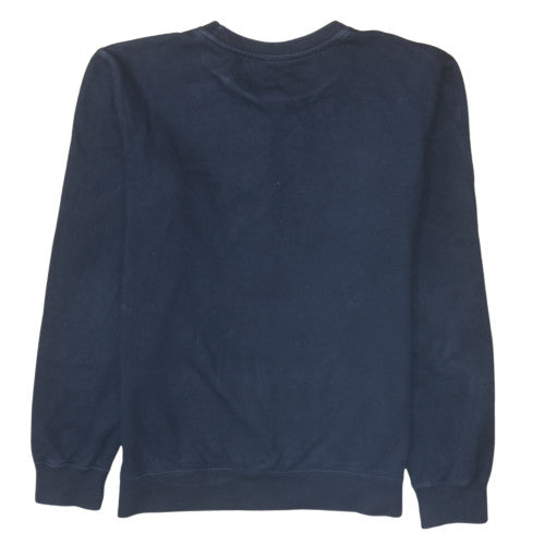 Champion Men's Blue Small Pullover Crew Neck Logo Sweatshirt