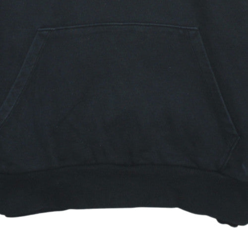 Calvin Klein Men's Black Pullover Logo Hoodie - Size M