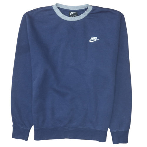 Nike Men's Blue Crew Neck Pullover Sweatshirt Size M