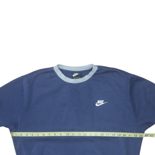 Nike Men's Blue Crew Neck Pullover Sweatshirt Size M