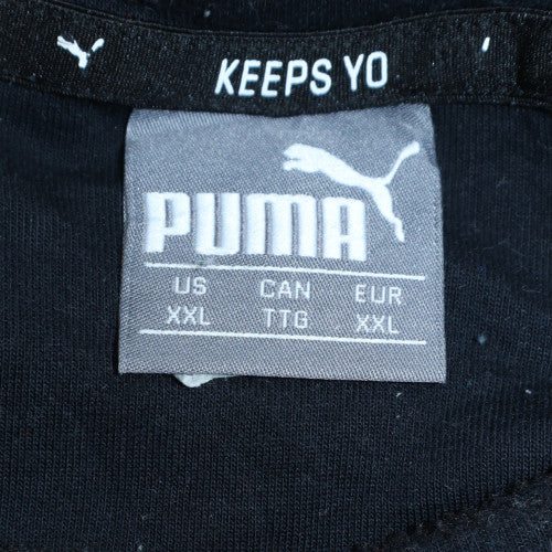 Puma Men's Black 2XL Crew Neck Pullover Sweatshirt