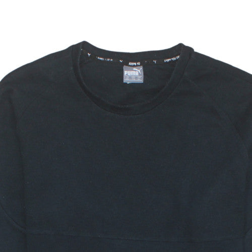 Puma Men's Black 2XL Crew Neck Pullover Sweatshirt