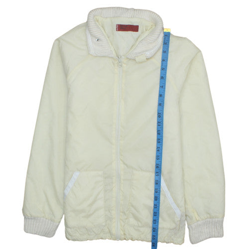 Levi's Red Tab Men's Small Ivory Bomber Jacket with Zip Front