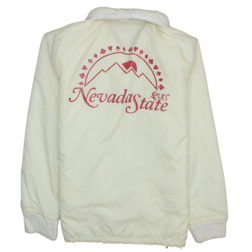 Levi's Red Tab Men's Small Ivory Bomber Jacket with Zip Front