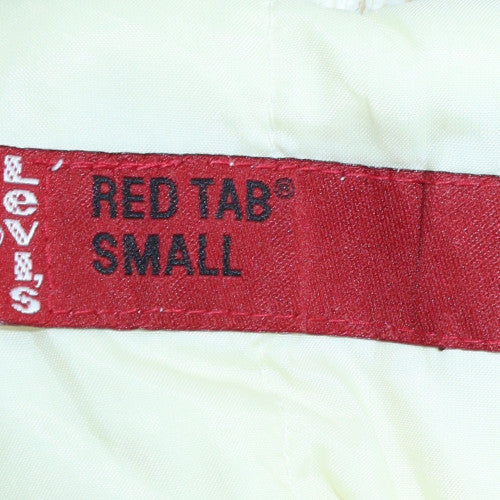 Levi's Red Tab Men's Small Ivory Bomber Jacket with Zip Front