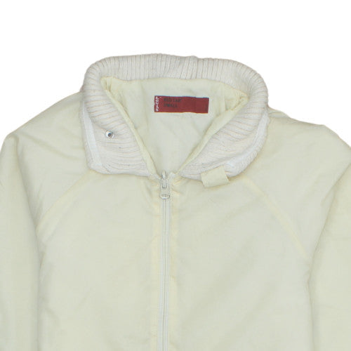 Levi's Red Tab Men's Small Ivory Bomber Jacket with Zip Front