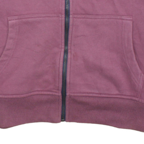 Diesel Mens Purple Full Zip Hoodie M Cotton Blend Fleece