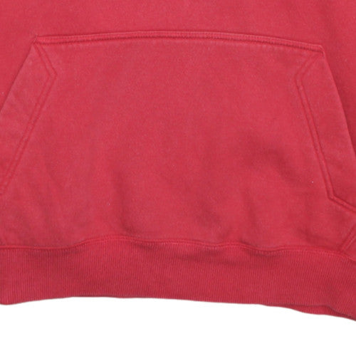 Nike Men's Red Pullover Hoodie Size L Fleece Sportswear