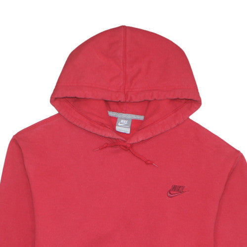 Nike Men's Red Pullover Hoodie Size L Fleece Sportswear