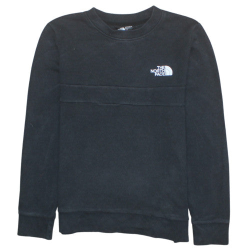 The North Face Boys Black XL Crew Neck Pullover Sweatshirt Cotton Blend