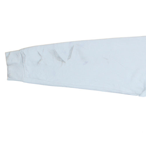 Champion Men's White Medium Pullover Sweatshirt Crew Neck Logo