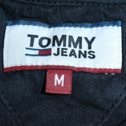 Tommy Jeans Men's Black Logo Short Sleeve Cotton T-Shirt M