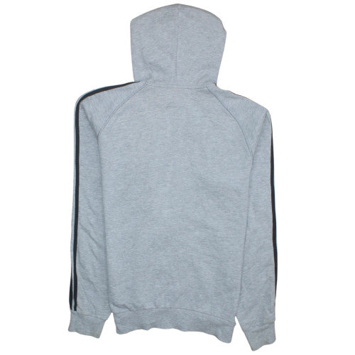 Adidas Men's Grey Full Zip Hoodie L Sports Essentials